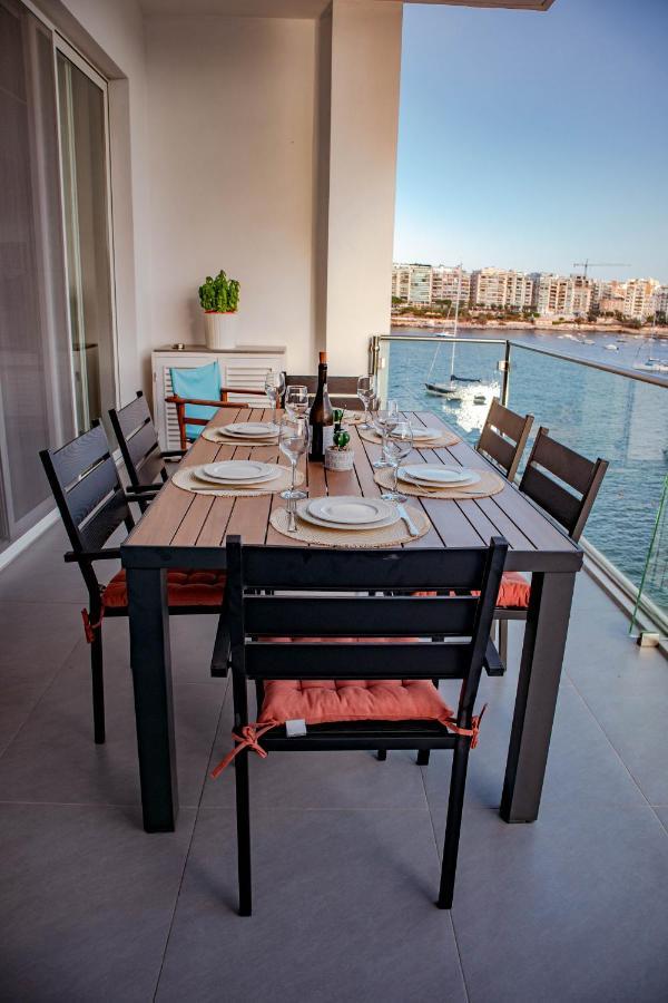 Seafront Two Bedroom Apartment Saint Julian's 外观 照片