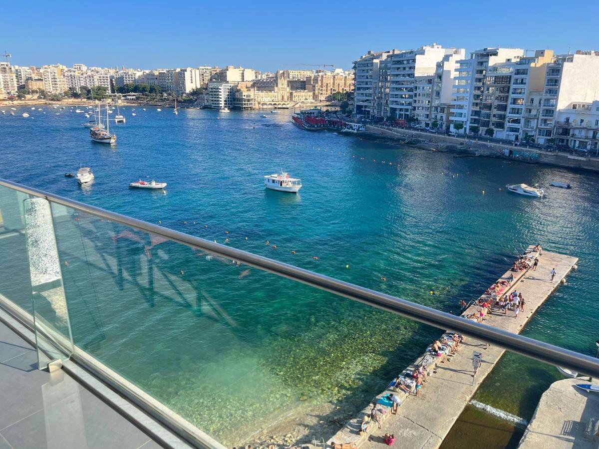 Seafront Two Bedroom Apartment Saint Julian's 外观 照片