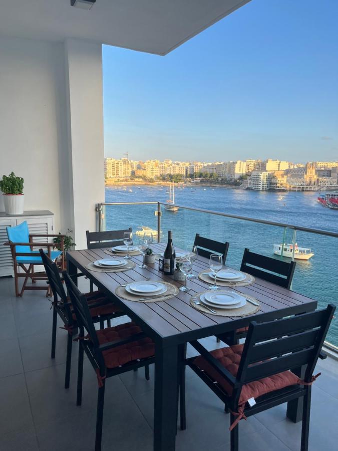 Seafront Two Bedroom Apartment Saint Julian's 外观 照片